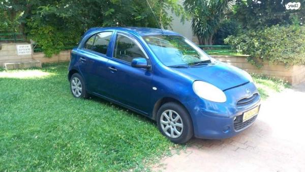 ניסאן מיקרה Visia אוט' 1.2 (80 כ''ס) בנזין 2013 למכירה בראשון לציון