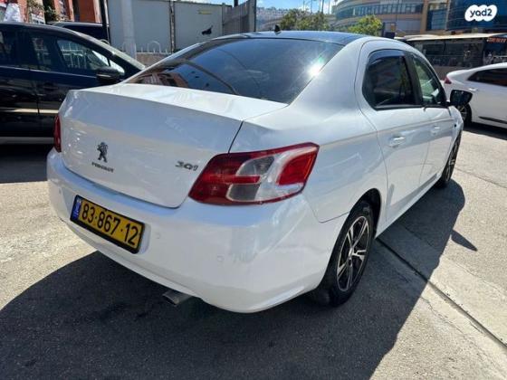 פיג'ו 301 Active אוט' 1.6 (115 כ"ס) בנזין 2013 למכירה בחיפה