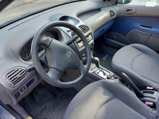 פיג'ו 206 XLine אוט' 1.4 (75 כ''ס) בנזין 2005 למכירה בפרדס חנה כרכור
