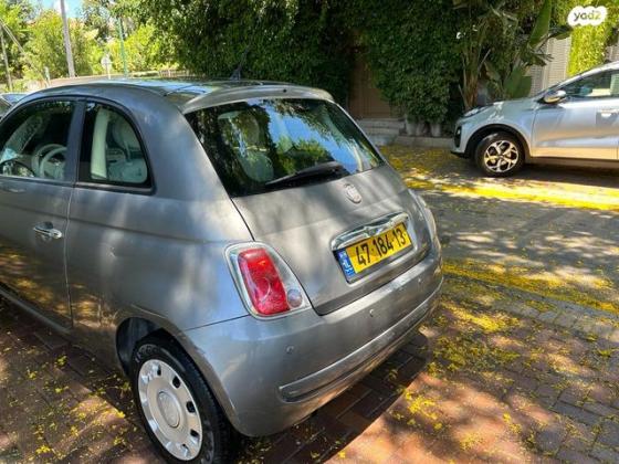 פיאט 500 Pop אוט' 1.2 (69 כ"ס) [2009-2014] בנזין 2012 למכירה בהרצליה