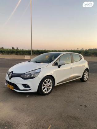 רנו קליאו דור 4 (2013-2019) Life אוט' 1.2 (118 כ''ס) בנזין 2018 למכירה בחולון