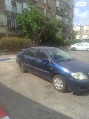 טויוטה קורולה Sun אוט' 1.6 (110 כ''ס) בנזין 2006 למכירה בפתח תקווה