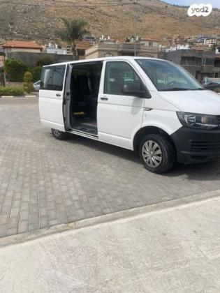 פולקסווגן טרנספורטר מסחרי/נוסעים Kombi קצר ידני דיזל 2-3 מק' 4 דל' 2.0 (84 כ''ס) דיזל 2017 למכירה בחיפה