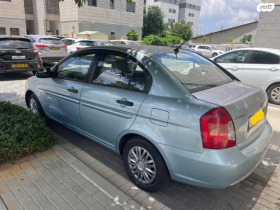 יונדאי אקסנט (עד 2012) GL אוט' 1.6 (112 כ''ס) בנזין 2008 למכירה ברחובות