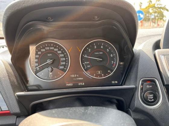 ב.מ.וו סדרה 1 118I Sport אוט' 5 דל' 1.5 (136 כ"ס) בנזין 2016 למכירה בחולון