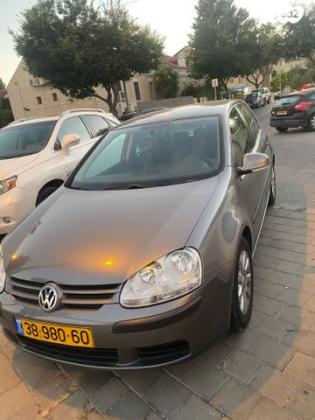 פולקסווגן גולף Comfortline אוט' 5 דל' 2.0 (150 כ''ס) בנזין 2007 למכירה בירושלים