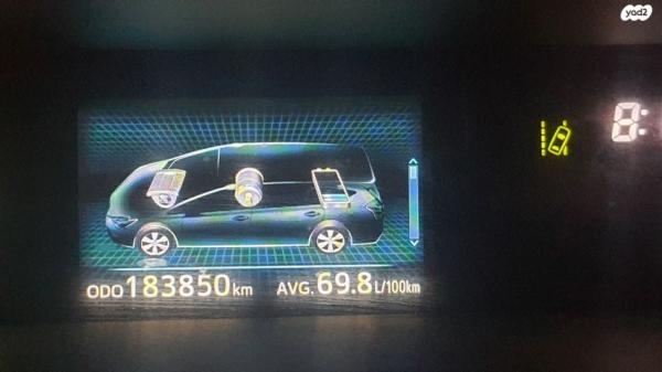 טויוטה פריוס פלוס הייבריד Active אוט' 1.8 (99 כ''ס) בנזין 2019 למכירה בירושלים