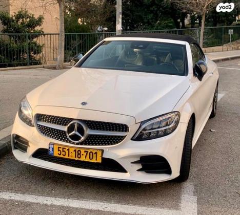 מרצדס C-Class קופה / קבריולט 4X2 C300 AMG 48V FL קבריולט אוט' 2.0 (258 כ''ס) בנזין 2019 למכירה בחיפה