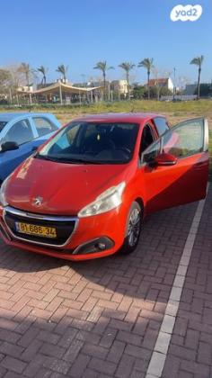 פיג'ו 208 Active Pro אוט' 1.2 (110 כ"ס) בנזין 2015 למכירה בחדרה