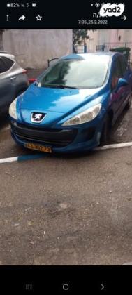 פיג'ו 308 Comfort Plus אוט' 1.6 (120 כ"ס) בנזין 2010 למכירה בחיפה