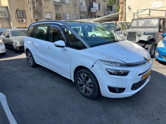 סיטרואן C4 פיקאסו Exclusive אוט' דיזל 7 מק' 2.0 (149 כ''ס) דיזל 2015 למכירה בפתח תקווה
