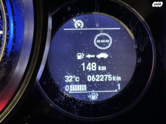הונדה ג'אז Comfort אוט' 1.3 (102 כ''ס) בנזין 2017 למכירה בחשמונאים