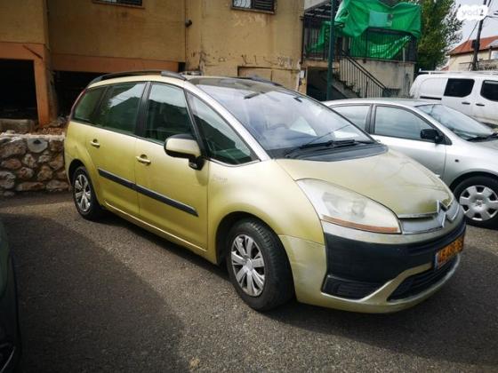 סיטרואן C4 פיקאסו SX Pack רובוטית 7 מק' 2.0 (143 כ''ס) בנזין 2008 למכירה בצפת