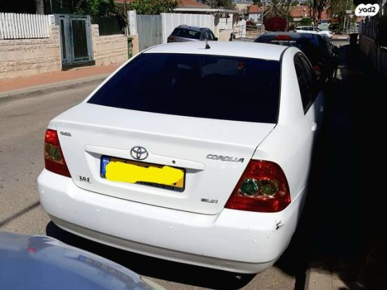 טויוטה קורולה Sun אוט' 1.6 (110 כ''ס) בנזין 2006 למכירה בבאר שבע
