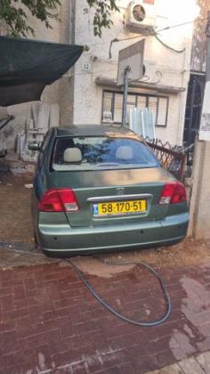 הונדה סיוויק (עד 2006) LS אוט' 1.6 (110 כ''ס) בנזין 2003 למכירה ברחובות