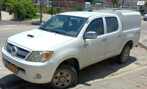 טויוטה היילקס ויגו 4X4 4X4 דאבל קבינה ידני דיזל 2.5 (120 כ''ס) דיזל 2008 למכירה באשקלון