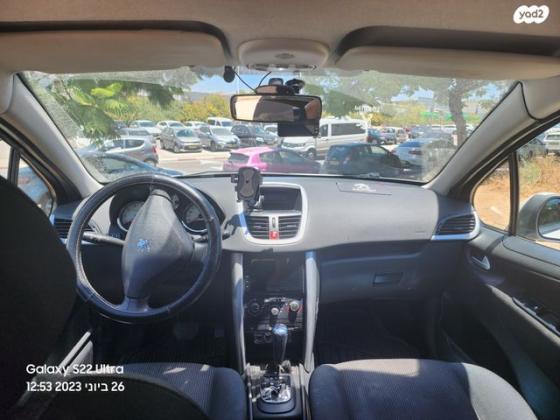 פיג'ו 207 Active אוט' 1.6 (120 כ"ס) בנזין 2011 למכירה בחולון