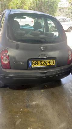 ניסאן מיקרה Visia אוט' 1.4 (88 כ''ס) בנזין 2007 למכירה בראשון לציון