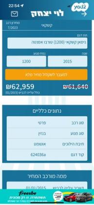 ניסאן קשקאי Acenta אוט' 1.2 (115 כ''ס) בנזין 2015 למכירה בכפר סבא