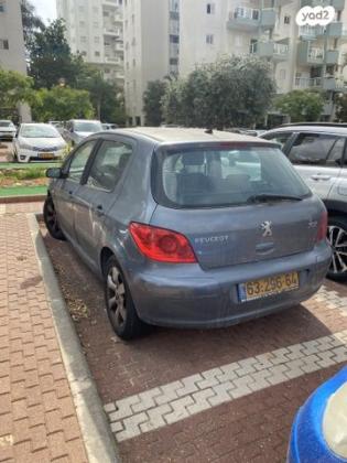 פיג'ו 307 Xline טיפטרוניק 1.6 (110 כ"ס) בנזין 2008 למכירה בראשון לציון