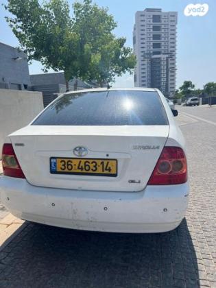 טויוטה קורולה GLI אוט' 1.6 (110 כ''ס) בנזין 2006 למכירה בקרית גת