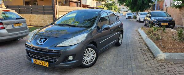 פיג'ו 207 Active אוט' 1.6 (120 כ"ס) בנזין 2012 למכירה בשדרות