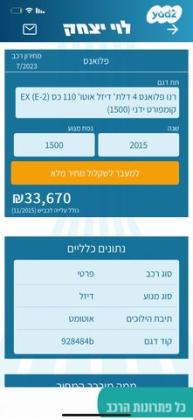 רנו פלואנס Comfort ידני דיזל 1.5 (110 כ''ס) דיזל 2015 למכירה בנצרת עילית u002F נוף הגליל