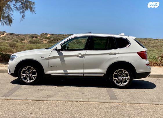 ב.מ.וו X3 4X4 XDRIVE20D X-Line אוט' דיזל 2.0 (190 כ''ס) דיזל 2017 למכירה בנתניה