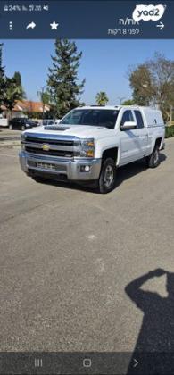 שברולט סילברדו 2500 4X4 Z77 Off Road ד. קבינה אוט' דיזל 6.6 (445 כ''ס) דיזל 2019 למכירה ברחובות