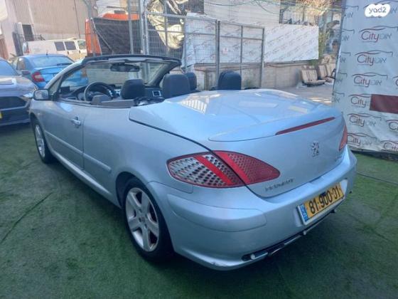פיג'ו 307CC CC קבריולט טיפטרוניק 2.0 (138 כ"ס) בנזין 2005 למכירה בחולון