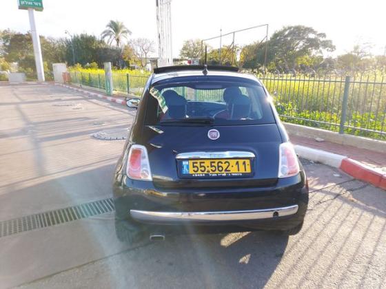 פיאט 500 Lounge רובוטית 1.4 (100 כ''ס) בנזין 2013 למכירה בפתח תקווה