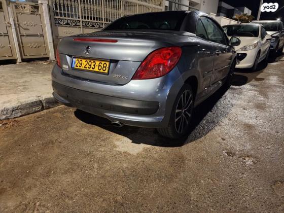 פיג'ו 207 CC קבריולט אוט' 1.6 (120 כ''ס) בנזין 2009 למכירה בבאר שבע