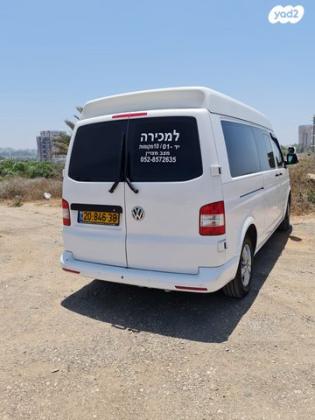 פולקסווגן טרנספורטר מסחרי/נוסעים Kombi ארוך ידני דיזל 3 מק' 3 דל' 2.0 (140 כ''ס) דיזל 2016 למכירה בכפר מנדא