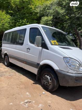 מרצדס ספרינטר היסעים 516 ידני דיזל 14 מק' טורבו דיזל 2012 למכירה בחולון