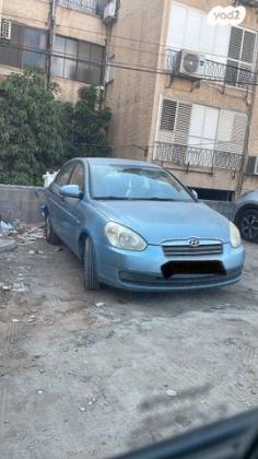 יונדאי אקסנט (עד 2012) GL אוט' 1.4 (97 כ''ס) בנזין 2010 למכירה ביבנה