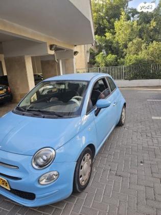 פיאט 500 Pop Star אוט' 1.2 (69 כ"ס) בנזין 2016 למכירה בפתח תקווה