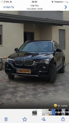 ב.מ.וו X4 4X4 XDRIVE28I Sport אוט' 2.0 (245 כ''ס) בנזין 2018 למכירה במודיעין מכבים רעות