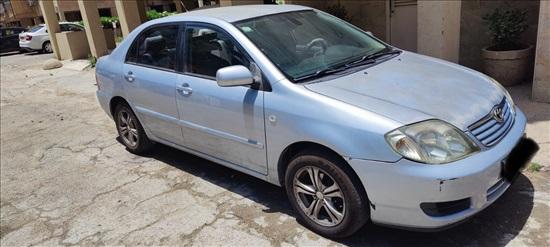 טויוטה קורולה בנזין 2007 למכירה בראשון לציון