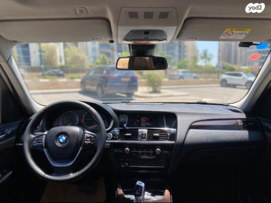 ב.מ.וו X3 4X4 XDRIVE20D X-Line אוט' דיזל 2.0 (190 כ''ס) דיזל 2017 למכירה בנתניה