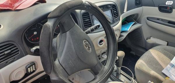 יונדאי אקסנט (עד 2012) GL אוט' 1.4 (97 כ''ס) בנזין 2008 למכירה בנשר