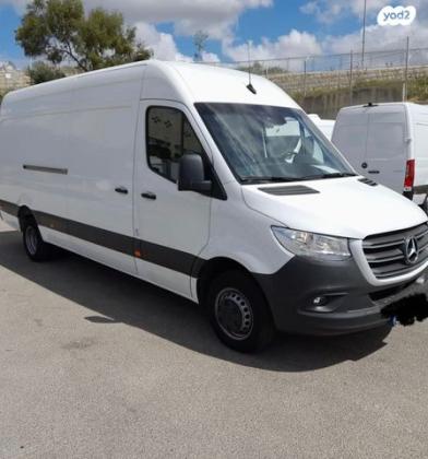מרצדס ספרינטר מסחרי 519 L3H2 ארוך גבוה 5 טון אוט' דיזל 2.0 (170 כ"ס) דיזל 2023 למכירה בשוהם