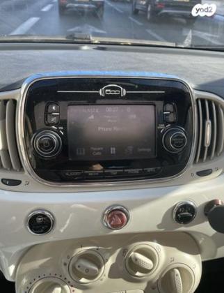 פיאט 500 Lounge דואולוג'יק 1.2 (69 כ"ס) [2016 ואילך] בנזין 2016 למכירה בתל אביב יפו