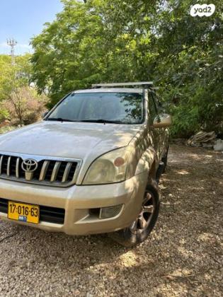 טויוטה לנד קרוזר ארוך 4X4 Luxury אוט' דיזל 8 מק' 3.0 (173 כ''ס) דיזל 2008 למכירה במועצה אזורית באר טוביה