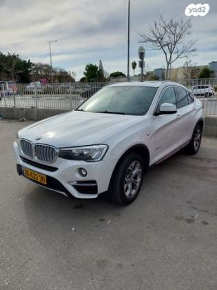 ב.מ.וו X4 4X4 XDRIVE20I Sport אוט' 2.0 (184 כ''ס) בנזין 2017 למכירה בתל אביב יפו