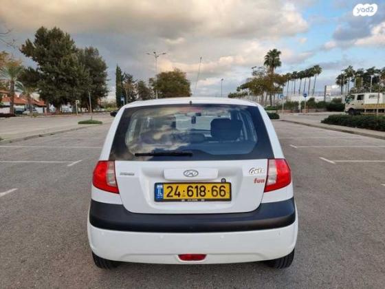 יונדאי גטס GLF אוט' 1.4 (97 כ''ס) בנזין 2008 למכירה ברחובות