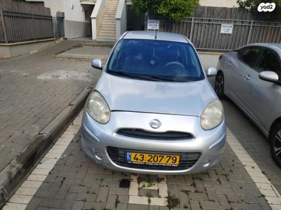 ניסאן מיקרה Visia אוט' 1.2 (80 כ''ס) בנזין 2013 למכירה בחצור הגלילית