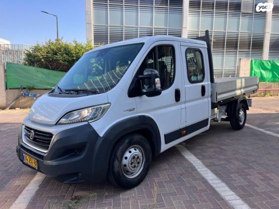 פיאט דוקאטו ארוך יורו 6 גבוה תא כפול ידני דיזל 2.3 (130 כ"ס) דיזל 2017 למכירה בפתח תקווה