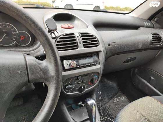 פיג'ו 206 One Line PK אוט' 1.6 (110 כ''ס) בנזין 2008 למכירה בירושלים