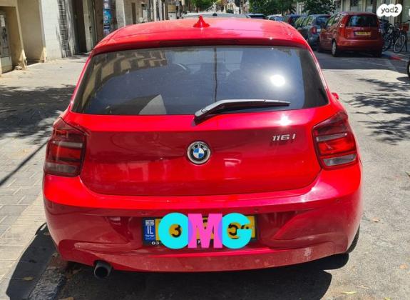 ב.מ.וו סדרה 1 116I Business אוט' 5 דל' 1.6 (136 כ"ס) בנזין 2015 למכירה בהרצליה
