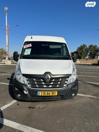 רנו מאסטר ארוך L3H2 ארוך/גבוה ידני דיזל 3.5 טון 2.3 (150 כ"ס) דיזל 2018 למכירה בחולון